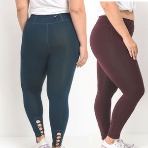 MONO B Crisscross Strappy Yoga Leggings 020-21